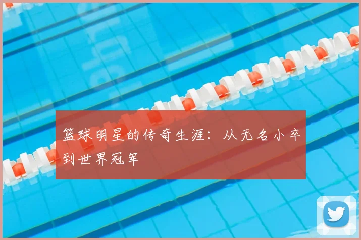 篮球明星的传奇生涯：从无名小卒到世界冠军