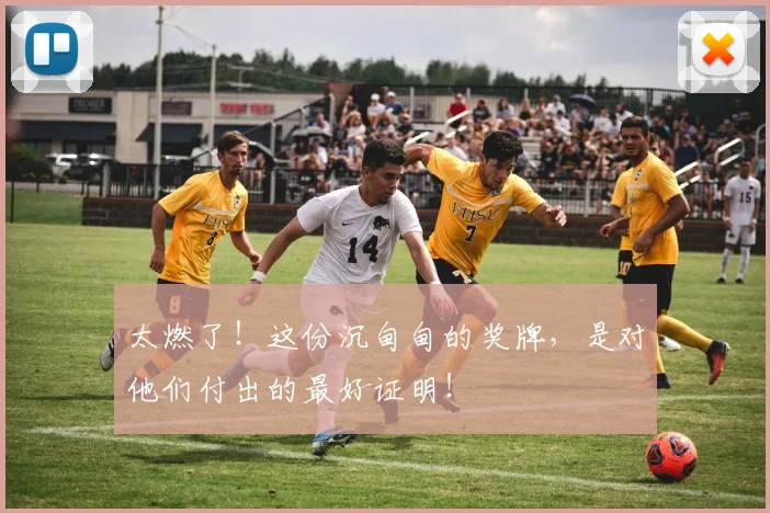 太燃了!这份沉甸甸的奖牌,是对他们付出的最好证明!